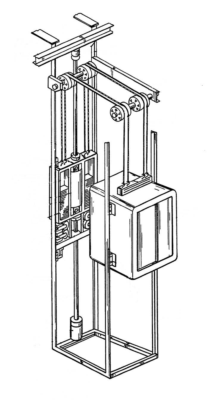 General schematic of the elevator